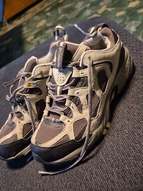 Columbia Men’s Taupe and Gray Trail Running Shoes